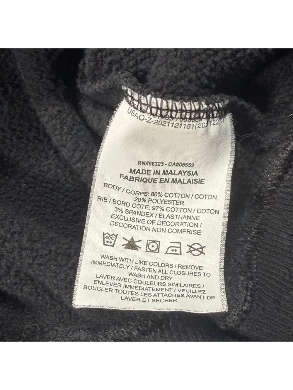 Nike Women's Black Cropped Quarter Zip Fleece Sweatshirt Size M Embroidered